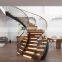 Modern Spiral/Straight/L shaped staircase Customized Indoor staircase