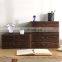 Home use two layers unfinished wooden jewelry box with drawers table decoration boxes