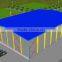 Chicken / rabbit shed for Middle Africa client / steel stucture building