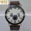 men watch japan movement watch PU strap wholesale price
