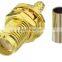 SMA Female to RF MMCX  conector end RG178/RG316 jumper cable coaxial SMA Female to MMCX Male RF Coax Cable SMA Extension Cable