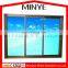 Soundproof double glass aluminium sliding door pictures , aluminum sliding door for living room , glass sliding door price
