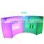 mobile coffee shop led bar counter light up portable glowing outdoor led bar furniture tables and chairs sofa set