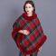 Imitation Fur Round Neck Plaid Sleeveless Coat Thickened Cape 2025 New Model