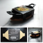 Mini Black Cast Iron Skillet Set Small Oval Skillets Cast Iron Single Serve Dish Pans Mini Casserole Dish for Baking Roasting