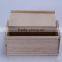 custom wood packing box wholesale gift box wood box with sliding lid made in china                        
                                                Quality Choice