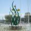 2016 New Large Modern Water Lily Fountain Or Arts Outdoor Decoration Stainless Steel Sculpture
