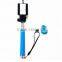 2015 wholesale in stock selfie stick bluetooth,selfie stick with bluetooth shutter button,Wireless mobile phone monopod Z07-5