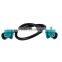Water Blue FAKRA Plug to Water Blue FAKRA Plug Cable Using RG174