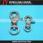 Small alloy snap hooks swivel keychain hooks for keyrings