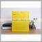 A4 plastic clear bag waterproof string closure document bag file folder lock pocket bag