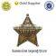 cheap custom quality wholesale metal star badge for promotional