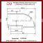 Aluminum profile for truck and trailer 121083AA