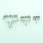 3pcs Fancy Stainless Steel Dragonfly Shaped Cake Mold Set
