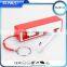 Small size battery !2200/2600mAh lipstick ultra slim mobile phone power bank
