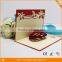 love heart wedding folding pop up card valentines day