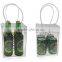 Portable PVC Ice Bag Beer Bottle Cooling whih Handle