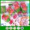 Wedding polyester cake towel, flower shaped compressed towels