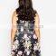 Women Appparel Floral Printed Plus Size Dresses Made in China