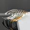 Top Selling Products 2016 Women Rose Gold And Silver Steel Bracelet