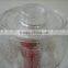 Acrylic plastic juice water infuse pitcher