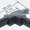 Square 3 phase 4 wire track light accessories T connector for light fixture parts