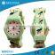 Lovely type high quality color silicone material custom watches for children