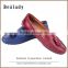 Hot sale fashion classic jelly beans low thick heel moccasin loafers women shoes