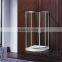 6mm clean grass, aluminum frame cured sliding door/shower door