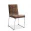 Modern Design White Leather Modern Restaurant Chair