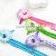New multi-color plastic flower pearl decoration girls hairpins with braid wigs
