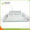 12W led square panel light with glass cover