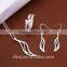 2015 Wholesale fashion design korean style cz jewelry set