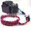 black and pink rose noche paracord camera wrist strap survival paracord wrist strap