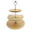 Bamboo wooden cake stands