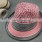 Cheap price custom Fast Delivery braid fedora hat
