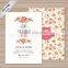Cheap custom wedding card printing invitation card printing