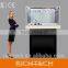 Richtech transparent LCD glass display cabinet with video advertising