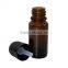 15 ML BLUE Boston Round Glass Bottle for Essential Oil