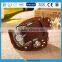 pig leather women belt with pin buckle and flower decorated