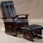 Popular Wooden Recliner Chair and stool-Java