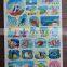 2015 hot sale eco-friendly children cartoon colorful removable sticker book