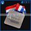 antique silver sports metal square medals