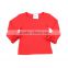 Wholesale 2016 latest shirt designs for kids children autumn fall long sleeve blouses icing ruffle sleeve t-shirts