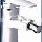 Classic lavatory single zinc handle brass body bathtub faucet MARTI wall mounted chrome plating bathtub mixer