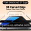 factory wholesale 3D full curved size tempered glass screen protector for samsung S7 edge