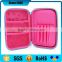 red pu waterproof cover shockproof eva pencil soft case for girls