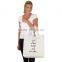Eco-friendly premium fashionable shoulder cotton tote bags