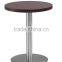 Round coffee table reception table with simple elegant design