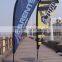 Waterproof Advertising Display Garden Feather Beach Flag With Ground Spike